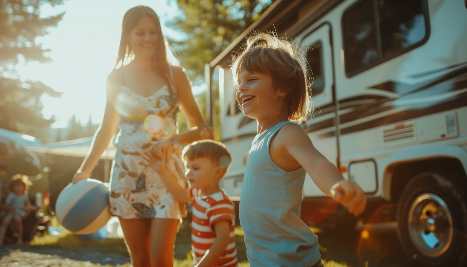 RV Camping with kids fun activities. Southern Comfort RV camp.